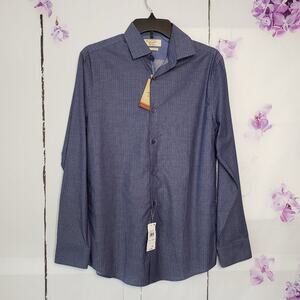 Original Penguin Munsingwear Midnight Print Button Slim Fit Dress Shirt